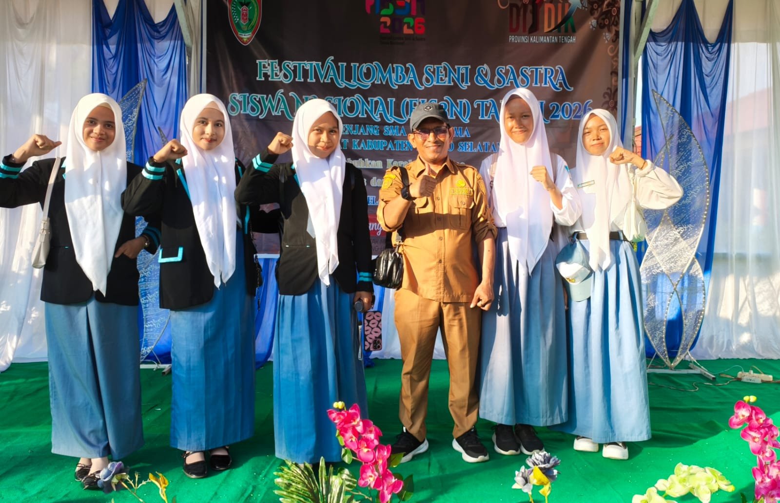 Siswa SMAN 2 Karau Kuala Torehkan Prestasi di FLS3N Tingkat Kabupaten Barito Selatan
